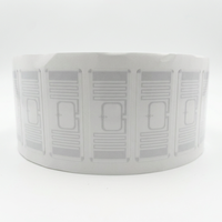Étiquette RFID UHF vierge de taille 45x20mm/ 73x17mm/ 53x33mm, 96 bits EPC, longue portée, étiquette passive UHF RFID en stock pour une expédition rapide