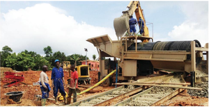 Công Suất Lớn Hoàn Chỉnh 100-200 Tấn Giờ Vàng Và Kim Cương Rửa Nhà Máy - Product Image 6