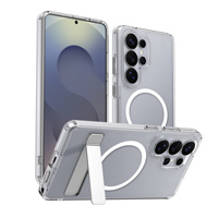 Coque transparente magnétique avec béquille intégrée, personnalisable avec logo, pour S26 S26 Ultra – Vente en gros usine