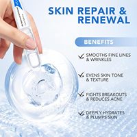 Sérum à l'acide hyaluronique YECUCE 3% - Ultra-hydratant - Flacons pour le visage - Wake Nature Perfection - Soins de la peau à base d'acide hyaluronique - Tubes