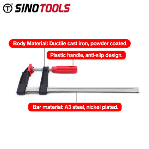 Abrazaderas <span class=keywords><strong>F</strong></span> de barra resistente de liberación rápida de alta calidad para carpintería - Product Image 3