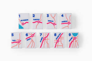 En gros, en stock, personnalisable avec gravure, jeu de tuiles de Mahjong américain de luxe en acrylique monocouche 160 pièces, motif musical dessiné à la main, pour voyage - Product Image 6