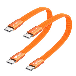 SUNGUY Nylon Braided 60W 3A <b>USB</b> <b>C</b> <b>Cable</b> Fast Charging Data <b>Cable</b> <b>USB</b> <b>Cable</b> chargeur de téléphone for EU Market - Product Image 1