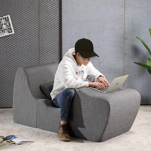 Zero Pressure <b>Recliner</b> Lounge Sofa High Density Sponge Reclining Chair For Living Room Gaming Work Use - Product Image 2