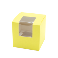 Boîtes à cupcakes en papier brun recyclables en gros, 2, 4 ou 6 pièces, boîtes à mini-cupcakes de qualité alimentaire avec fenêtre