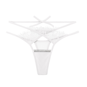 Puramente desiderio di indossare ciglia in pizzo biancheria intima da <span class=keywords><strong>donna</strong></span> di fascia alta scavata frizzante <span class=keywords><strong>Allure</strong></span> accoppiate infradito Sexy - Product Image 6