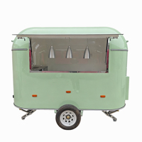 Voll Ausgestatteter Mobiler Food-Trailer Burger Pizza Hot Dog Kaffee Bar Truck Kommerzielle Straßenküche mit CE DOT