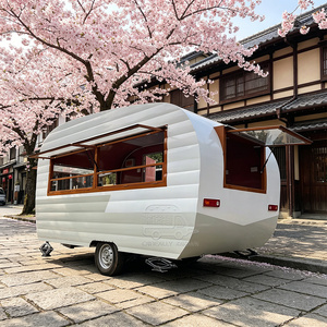 High Quality Mobile Fast Food Trailer Food Caravan With Basic Equipment Tricycle Food Cart in Stock - Product Image 1
