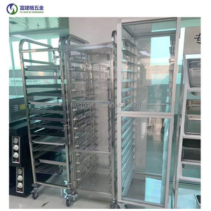 베이커리 랙 201 304 스테인레스 스틸 알루미늄 합금 금속 베이킹 트레이 랙 트롤리 - Product Image 5