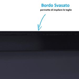 Set di teglie rotonde per pizza da 32 cm, teglia antiaderente con bordo basso per utensili da pizza - Product Image 3