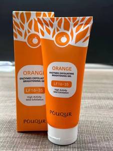 Gel <span class=keywords><strong>Exfoliant</strong></span> aux Enzymes d'Orange 100g, Nettoyant Visage Gommage Éliminateur de Peau Morte - Product Image 2