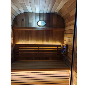 <span class=keywords><strong>Sauna</strong></span> in <span class=keywords><strong>Legno</strong></span> di Cedro Rosso Canadese <span class=keywords><strong>per</strong></span> 2 Persone con Sistema Impermeabile Triplo di Alta Qualità - Product Image 5