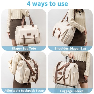 Nueva Mochila de Maternidad Portátil de Gran Capacidad, Doble Asa, Poliéster Antibacterial, Transpirable, Impermeable, Superligera - Product Image 6