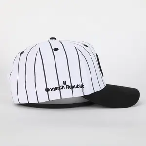 Chapeau de papa en coton blanc Gorras avec logo brodé, 5 panneaux, design de haute qualité, BSCI Oem, casquette de baseball tendance pour hommes et femmes, vente en gros