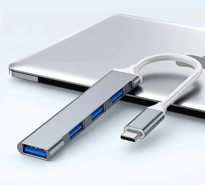 Dock di Espansione USB 3.1 con 4 Porte <span class=keywords><strong>Tipo</strong></span> C, Adattatore USB 4-in-1, Stazione di Docking per Laptop, Telefoni Cellulari, iPad, Trasferimento Dati - Product Image 3