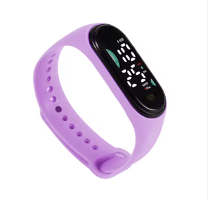 Reloj Electrónico LED de Anillo para Niños de Primaria y Secundaria, Resistente al Agua IP68, Accesorio de Temporada de Plástico TFT - Product Image 5