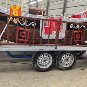 Juego de Columpios Infantiles con Diseño de Barco Pirata Real con Remolque en Venta - Product Image 6