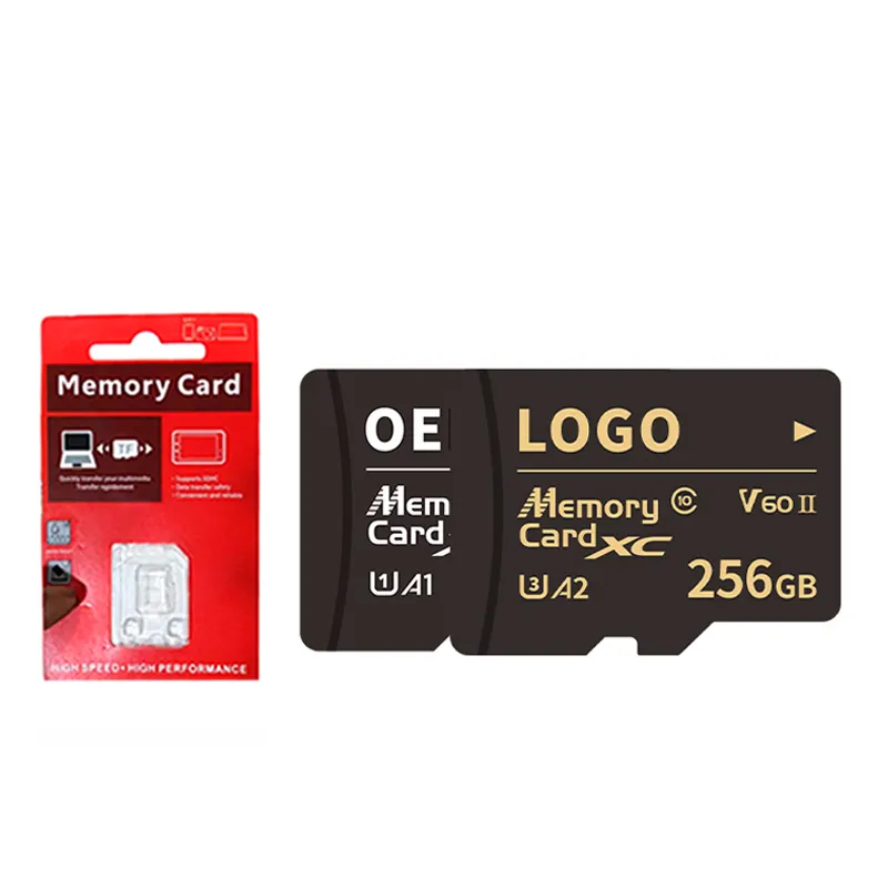 JINFLY Original Custom Logo OEM Class 10 32GB 64GB 128GB 256GB SD Card High Capacity Memory Card for Mobile Phone t