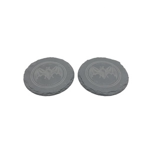 แผ่นรองแก้วหินชนวนทรงกลมสำหรับเครื่องดื่มร้อนขายส่ง - Product Image 3