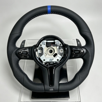 Volant en cuir personnalisé en forme de D M Performance pour BMW F10 F20 F30 F32 F80 F82 M3 M4 M5 M6 E90 X5 X6
