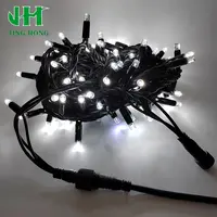 נופש קישוט מנורת 5M10M20M לבן + לבן עצמי מהבהב LED חג המולד אורות מחרוזת גומי חוט חיצוני עמיד למים IP65