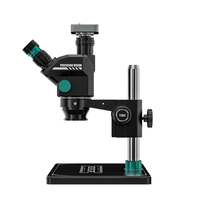 TBK701A Professional Trinocular Microscope PLC for PCB Repair HD Wide Zoom Microsoldering USB/HDMI LCD Display for Phone