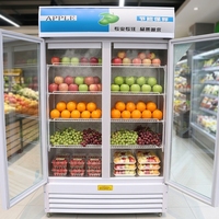 Réfrigérateur de présentation commercial multi-étages ouvert pour supermarché, congélateur îlot pour magasin de détail - Vente en gros usine