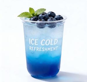 Prix d'usine, logo personnalisé, gobelet en plastique scellable de 95 mm, gobelets en plastique en forme de U, gobelets en plastique pour boba, thé à bulles, jus de fruits - Product Image 2