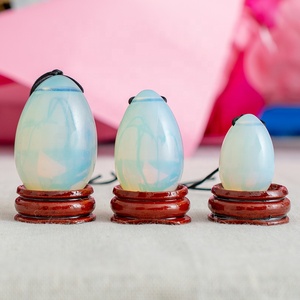 Yoni Massage Khoan 3 Kích Cỡ Tự Nhiên Bán Buôn Pha Lê Yoni Trứng Set Yoni Trứng Kanger Opal Trứng - Product Image 3