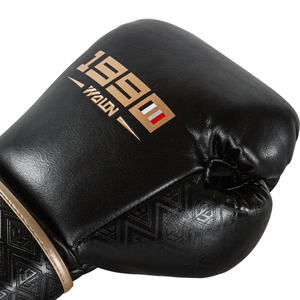 Gants de boxe durables en cuir de qualité professionnelle rembourrés en <span class=keywords><strong>crin</strong></span> de cheval gants de boxe Muay Thai de haute qualité sparring - Product Image 6
