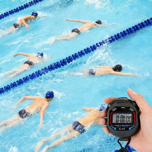 Chronomètre électronique numérique professionnel en plastique étanche pour hommes, minuterie, compte à rebours, alarme, horloge, entraînement d'arbitre, course à pied - Product Image 5