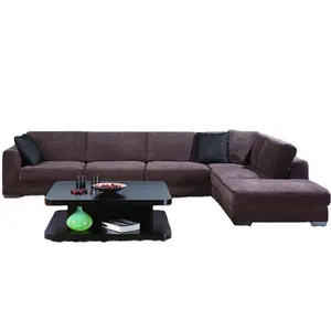 Hoàng Gia Hiện Đại Trang Chủ Nhung Ghế Sofa Đồ Nội Thất Vải Phòng Khách Sofa