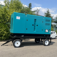 Générateur diesel Weifang Ricardo 75kw simple 480V 50Hz 6 cylindres silencieux Portable refroidissement par eau ATS alternateur sans balais