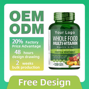 Suplemento Multivitamínico Premium de Alimentos Integrales OEM/ODM de Fábrica con Frutas y Verduras Orgánicas para el Apoyo Diario del Bienestar - Product Image 1