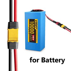 12AWG 100 มม.150 มม.ซิลิคอนลวด XT60 XT60H XT60U ขั้วต่อชายหญิงปลอกปลั๊กสําหรับแบตเตอรี่ FPV - Product Image 6