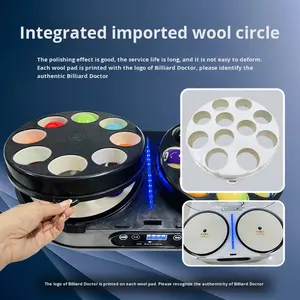 <span class=keywords><strong>DR</strong></span> ZGBM-3 Snooker Çift Tepsili Çift Motorlu Tam Otomatik Top Yıkama Makinesi Metal Temizleme Bakım Cihazı - Product Image 3