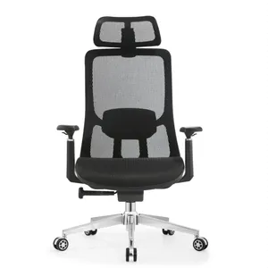 핑크 사무실 의자 크고 키 큰 의자 공급 업체 현대 상업용 사무실 가구 사무실 책상 간단한 높이 조절