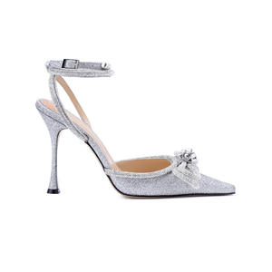 Sandali Estivi con Fiocco e Strass, Nuovi Modelli Europei e Americani, <span class=keywords><strong>Tacco</strong></span> a Spillo Super Alto con Cinturini per Donna - Product Image 5