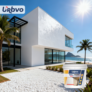 URBVO QM19 Weather-resistant Withstands Intense <b>UV</b> Acrylic Liquid Coating Building Coating Exterior Wall <b>Paint</b> Ultra-low VOC - Product Image 4