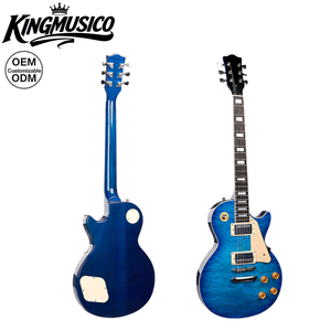 Guitarra Eléctrica Clásica Estilo <span class=keywords><strong>LP</strong></span> de Caoba, Cuerpo de Madera Sólida, Instrumento Musical de Rock, Color Personalizado, Venta al Por Mayor de Fábrica - Product Image 3