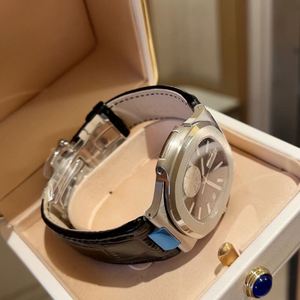 Reloj de Hombre de Alta Gama, Original, de Primera Calidad, Estilo Ejecutivo Simple y Moderno, Correa de Cuero de Lujo, Resistente al Agua, Movimiento Mecánico, Deportivo - Product Image 5