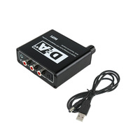 Onverter MP 3,5mm igital nalog udio onverter salida dapter idireccional iverter ecoder para TV
