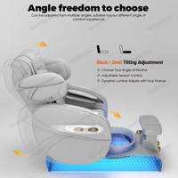 Fauteuil de Luxe pour Salon de Manucure et Pédicure, Style Européen, avec Massage Corporel Complet et Spa pour les Pieds, Modèle Trône King Size