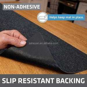 Tapis en <span class=keywords><strong>feutre</strong></span> 100 % polyester absorbant, respirant, antistatique et écologique pour évier de cuisine, égouttoir, armoire, sol et garage - Product Image 5