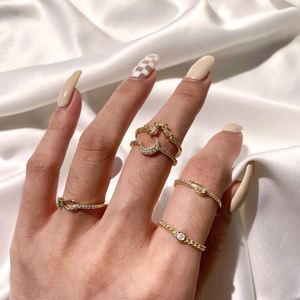 Dylam Hot Sale Wholesale <b>Thin</b> Double Layered Fashion Simple CZ 5A Elegant Silver <b>Rings</b> S925 Sterling <b>Rings</b> - Product Image 3