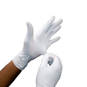 Cina manifattura Anti-chimica impermeabile guanti di Nitrile sicurezza di laboratorio uso polvere senza guanti di Nitrile scatola di 100 - Product Image 1