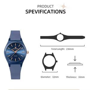 Reloj NAVIFORCE 5056 de Cuarzo para Mujer, Elegante, a Prueba de Agua, con Correa de Silicona, Casual y de Negocios, Reloj de Pulsera para Dama - Product Image 3