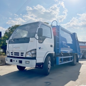Good Quality ISUZU 4x2 5 Ton <b>Waste</b> Collection Garbage Truck Refuse Compactor Truck - Product Image 3