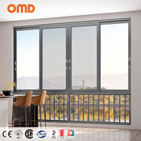 Échantillon gratuit de fenêtre coulissante d'angle avec verre pare-balles meilleures fenêtres coulissantes modernes pour les maisons fenêtres de protection solaire coulissantes