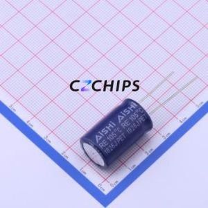 Condensateur électrolytique en aluminium à montage traversant ERE1JM102L25OT, composant à montage traversant THT, D16xL25mm 1000uF 20% 63V 7.5mm - Product Image 1